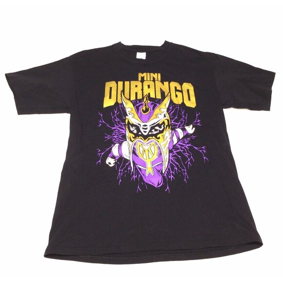 Mini Durango Extreme Midget Lucha Libre Wrestling Graphic Black Tee Shirt Large - Picture 1 of 6
